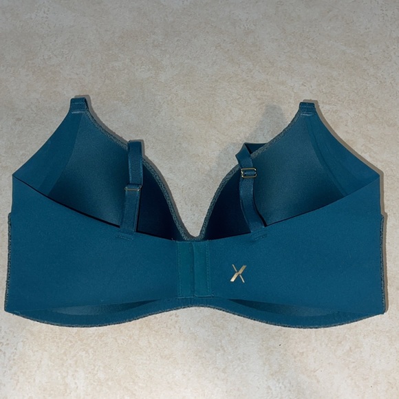 EUC 7+ Knix Wingwoman Lace Contour Bra emerald green - Picture 7 of 8